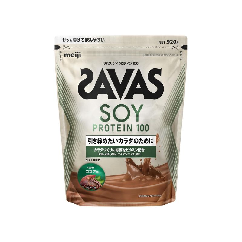 SAVAS Soy protein 100 cocoa flavor 920g MEIJI