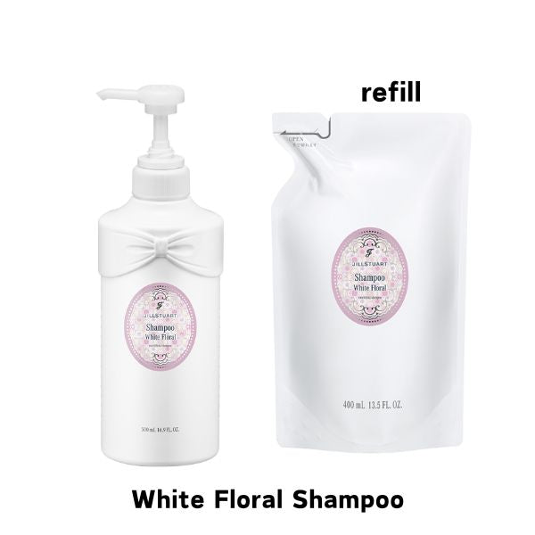 JILL STUART Hair Care New Item White Floral Shampoo Treatment Hair Mask Shampoo Brush from Japan