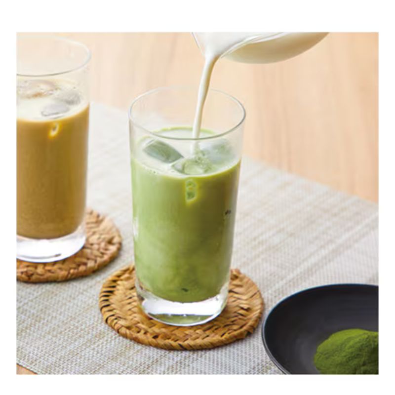 Tsuboshi Seicha Honpo Uji Matcha Latte Made with Milk, 3.5 oz (100 g)
