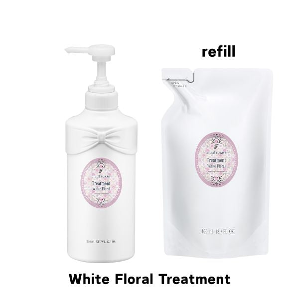 JILL STUART Hair Care New Item White Floral Shampoo Treatment Hair Mask Shampoo Brush from Japan