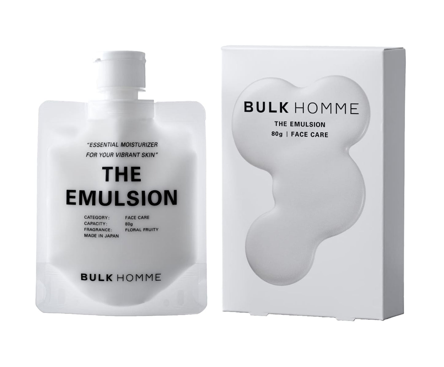 BULK HOMME Men's skin care The FACE WASH THE REPAIR LOTION THE EMULSION