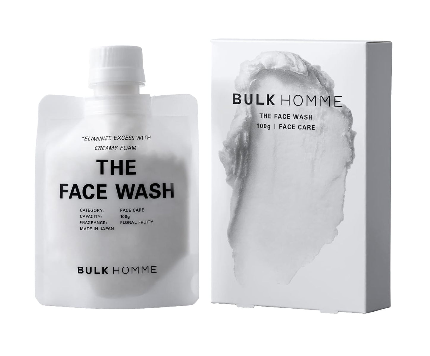 BULK HOMME Men's skin care The FACE WASH THE REPAIR LOTION THE EMULSION