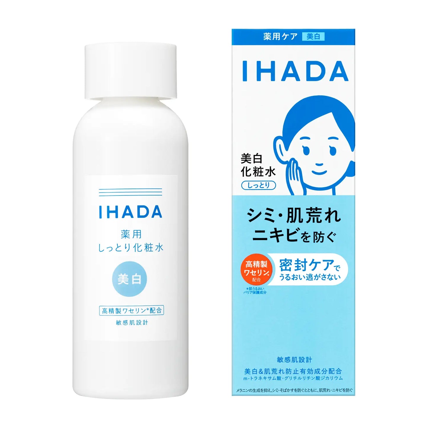 IHADA Medicated Lotion Moist Lotion Very Moist Clear Lotion 180mL For Sensitive Skin