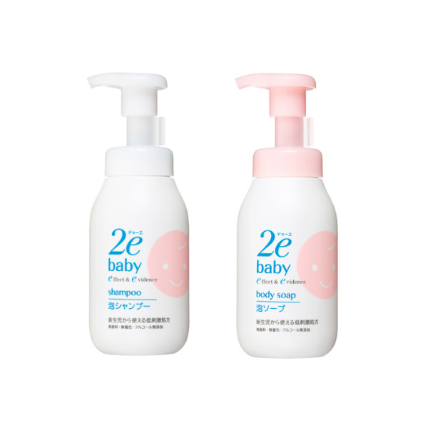 2e baby effect & evidence baby body soap 300ml shampoo 300ml Set