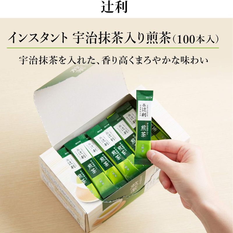 Tsujiri Instant Uji Matcha Green Tea 100P