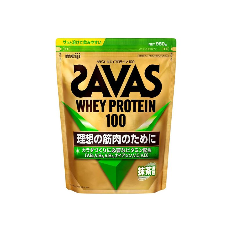 SAVAS Whey Protein 100 Strawberry Flavor 980g Meiji Direct from Japan
