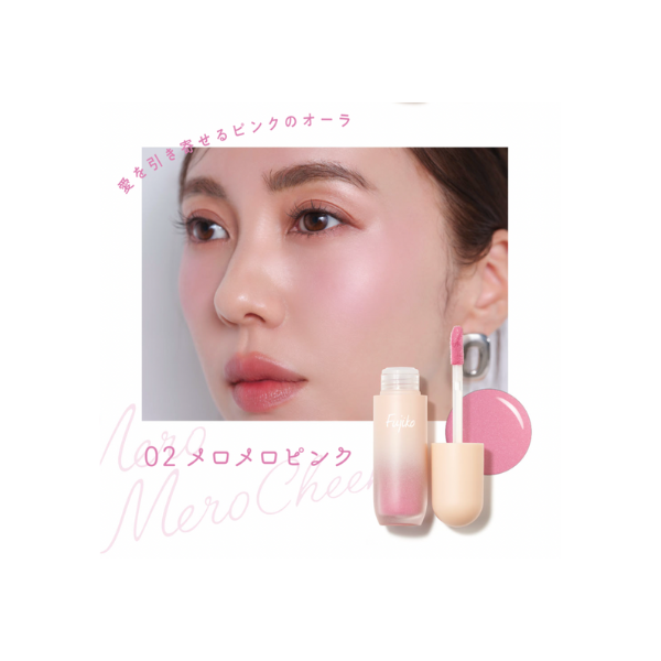 Fujiko cheek color face color Melo Melo Cheek / Watercolor Blush Makeup from Japan