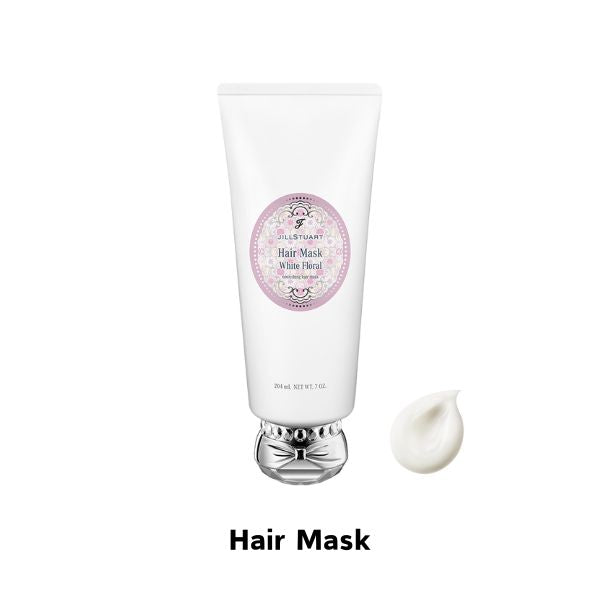 JILL STUART Hair Care New Item White Floral Shampoo Treatment Hair Mask Shampoo Brush from Japan