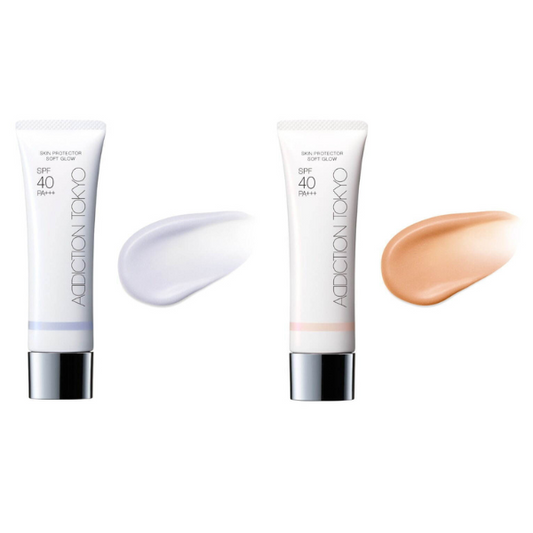 ADDICTION TOKYO Primer SKIN PROTECTOR SOFT GLOW 30g SPF 40 PA+++ makeup base