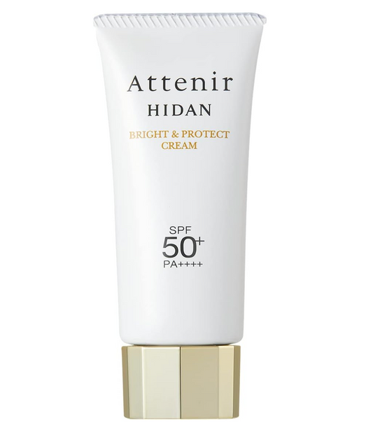 Attenir Hidan UV 50 Bright & Protect Cream 40g SPF50+ PA ++++  Waterproof Sun Skin Care