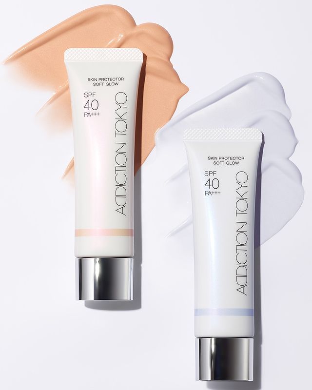 ADDICTION TOKYO Primer SKIN PROTECTOR SOFT GLOW 30g SPF 40 PA+++ makeup base