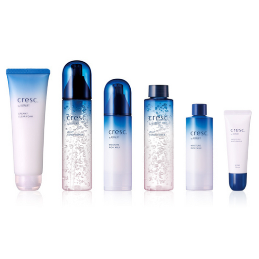 FUJIFILM cresc. by ASTALIFT Creamy clear foam Jelly conditioner Moisture rich milk skin care For Sensitive Skin