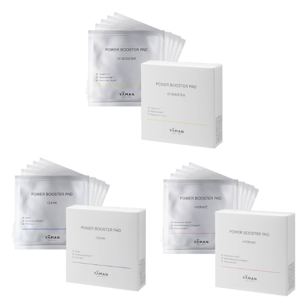 YAMAN Power Booster Pad VC Booster / Pad Clean / Pad Hydrate 15 pieces/ box Direct from Japan